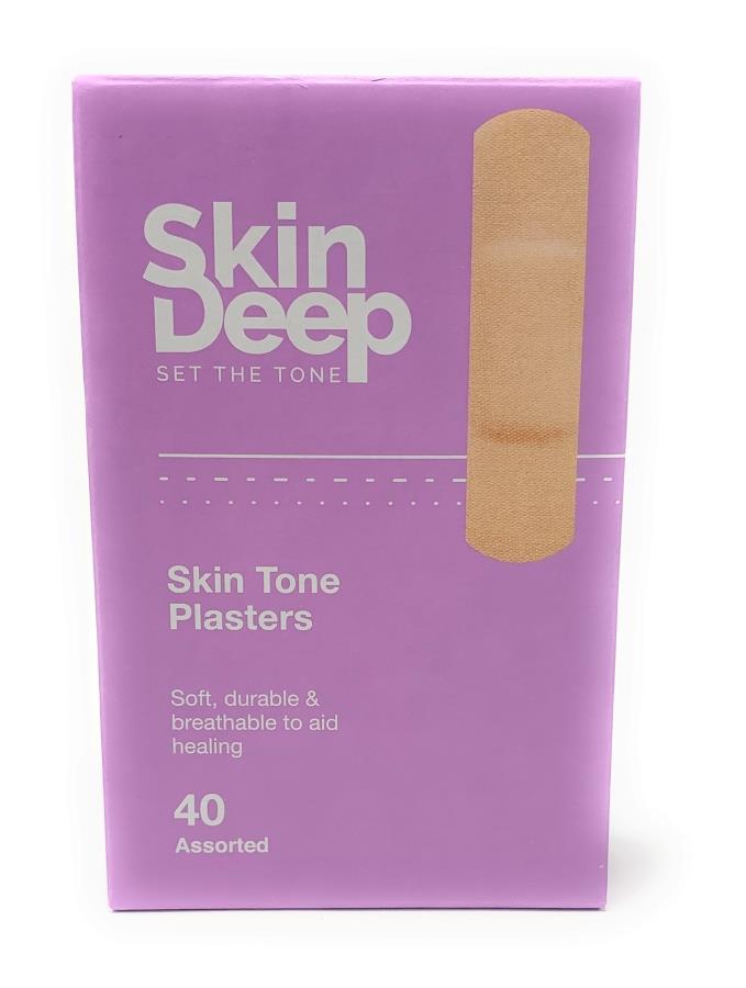 Skin Deep Skin Tone Assorted Fabric Plasters - Light