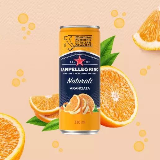 Sanpellegrino Aranciata Sparkling Orange Beverage 330ml