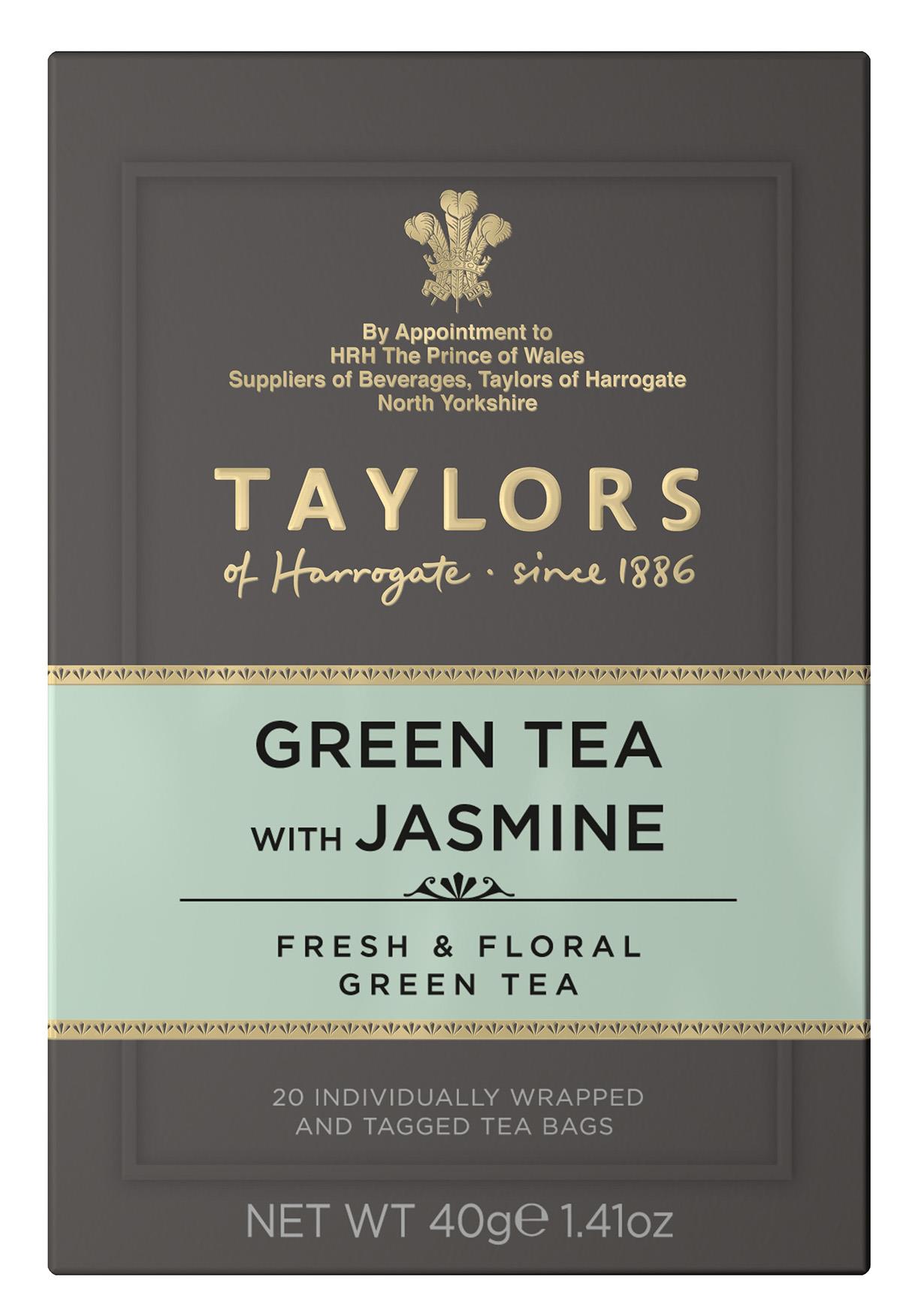 Taylors of Harrogate Green Tea With Jasmine 6 x 20's