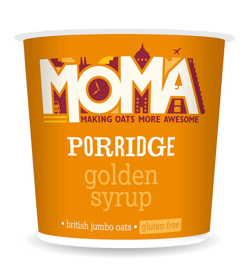Moma 'On the Go' Porridge Pots Golden Syrup Gluten Free