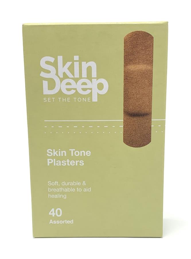 Skin Deep Skin Tone Assorted Fabric Plasters - Medium
