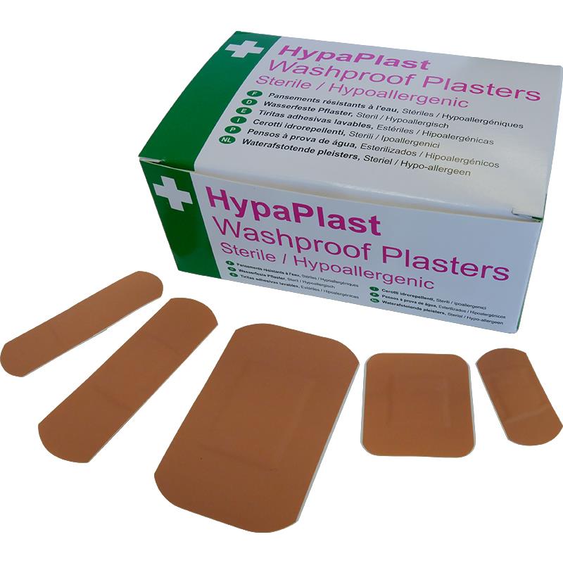 HypaPlast Pink Washproof Plasters Assorted
