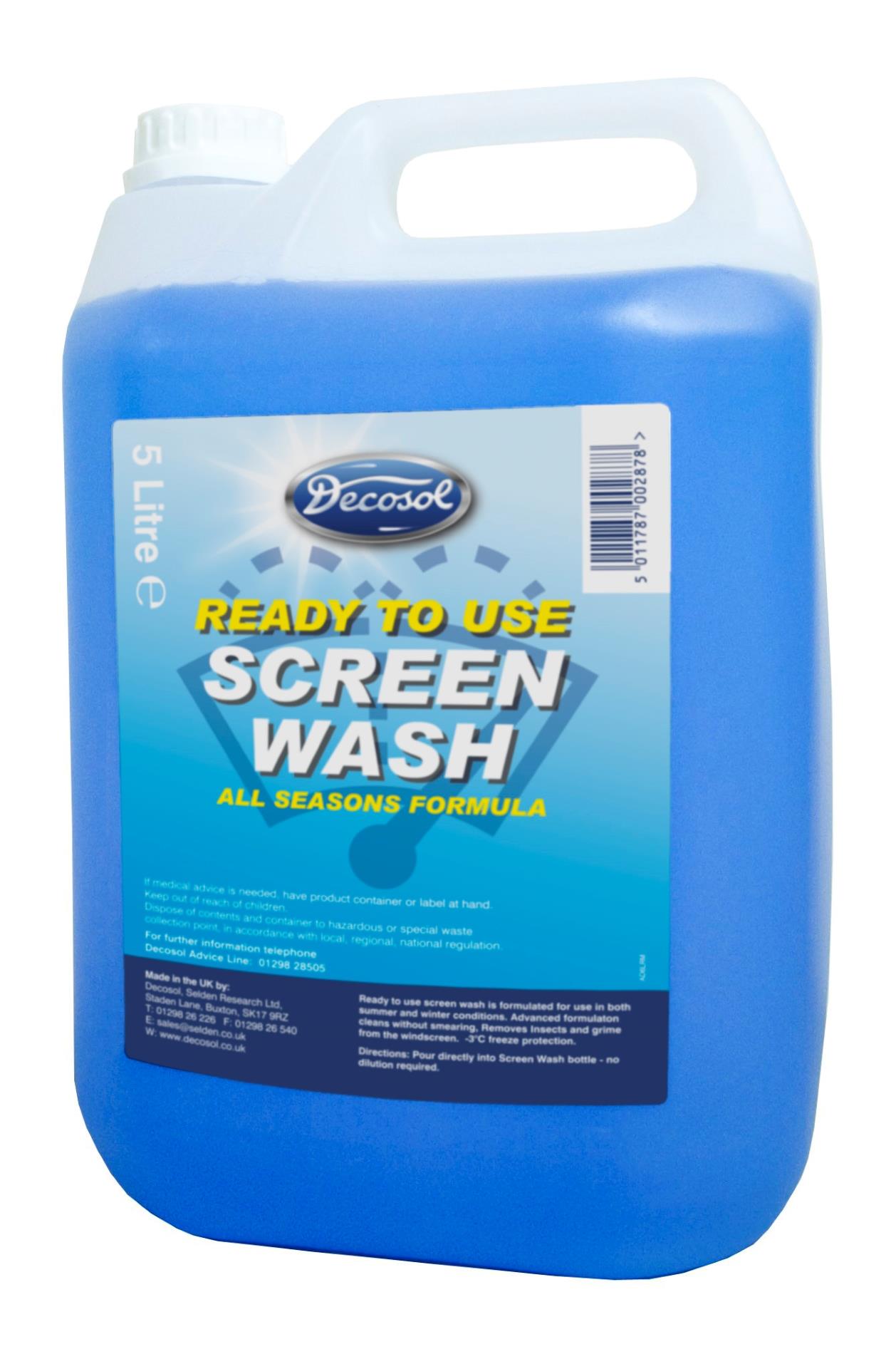 Decosol Screen Wash 5ltr