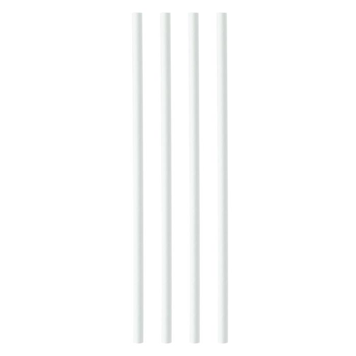 White Paper Straws 200mm