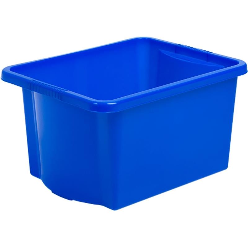 Wham 30ltr Blue Stack & Store Plastic Box