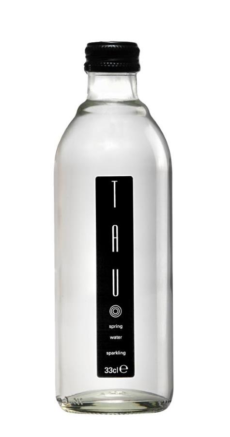 Tau Sparkling Water Glass Bottles 330ml