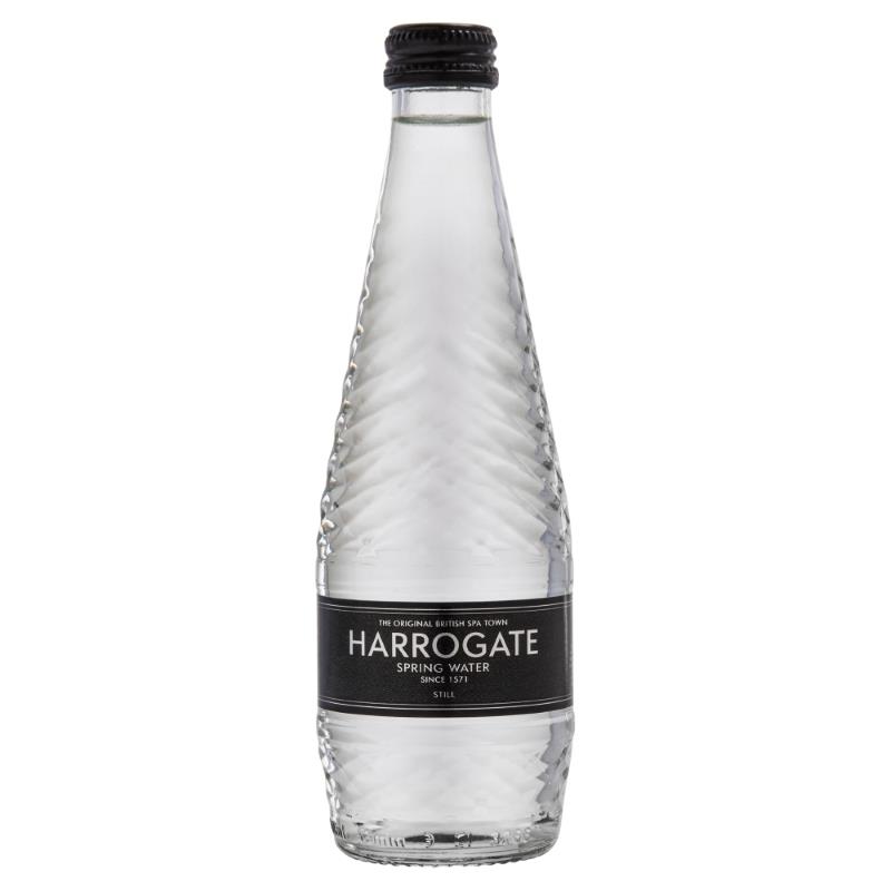 Harrogate Still Spring Water Glass Bottles 330ml