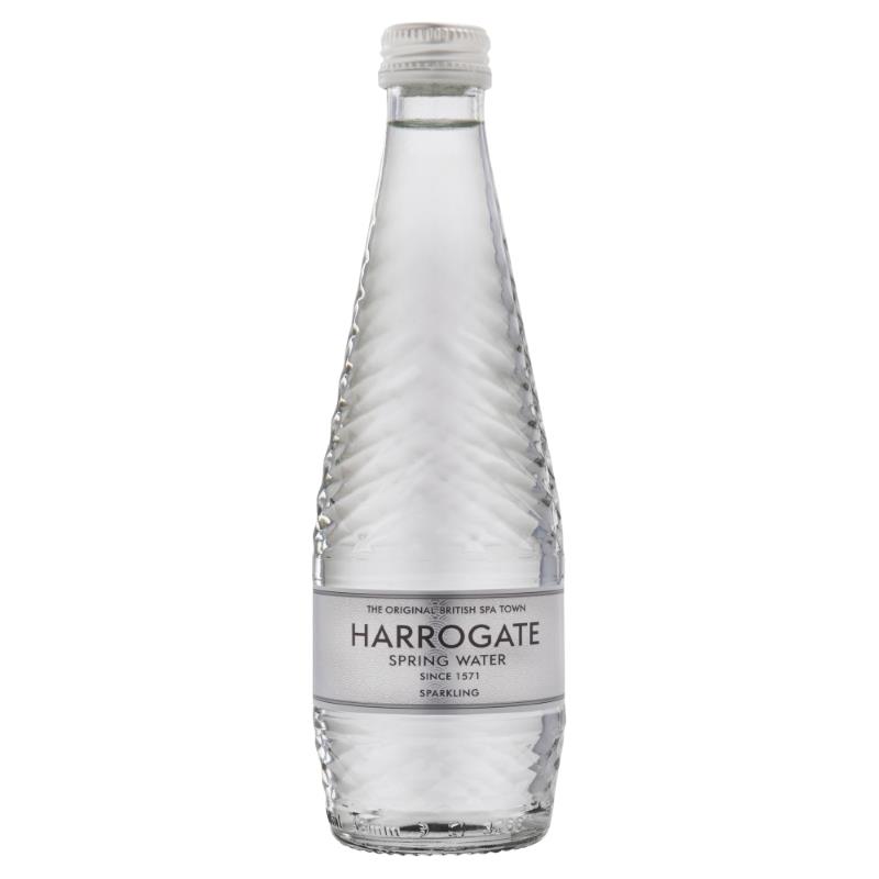 Harrogate Sparkling Spring Water Glass Bottles 330ml