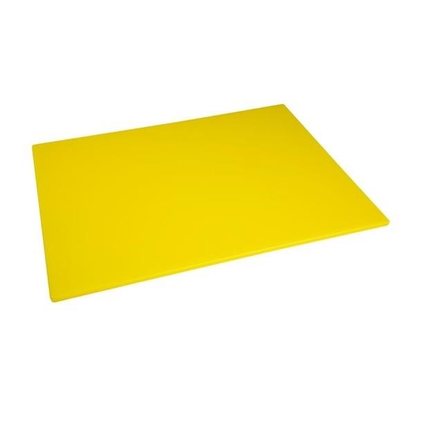 Hygiplas Low Density Antibacterial Chopping Board Yellow 305 x 229 x 12mm