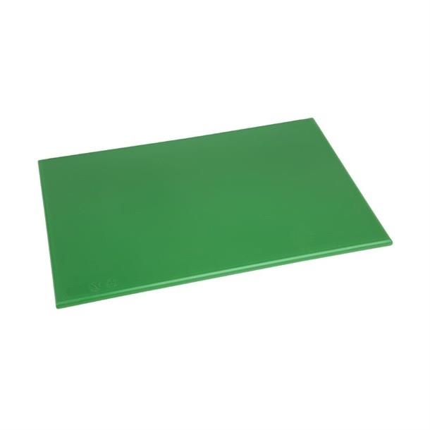Hygiplas High Density Antibacterial Chopping Board Green 450 x 300 x 12mm