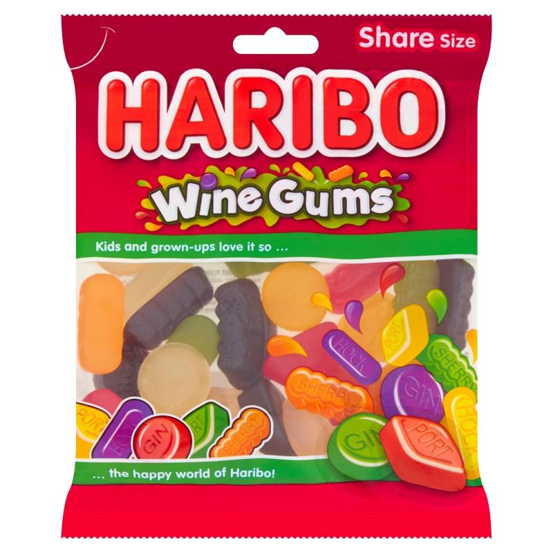 Haribo Wine Gums 12 x 160g