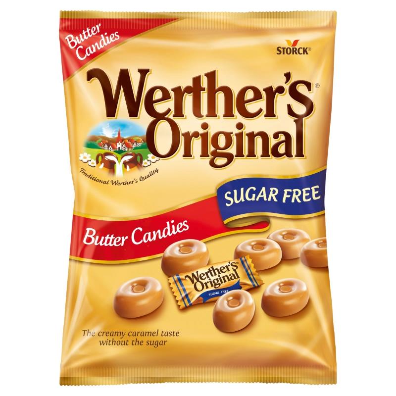 Werther's Original Butter Candies Sugar Free 18 x 80g