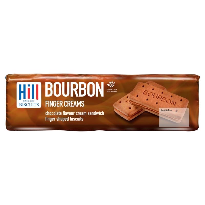 Hill's Bourbon Cream Filled Biscuits 12 x 200g