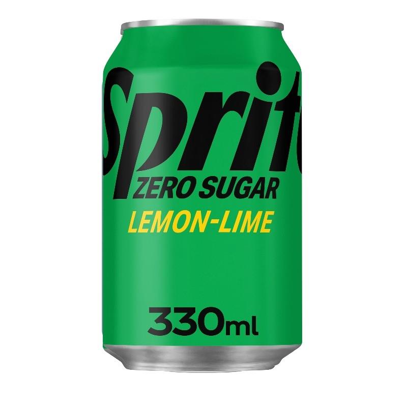 sprite, tasty, refreshing, no sugar, low calorie, soft drink, lemon and lime, cans, workplace, soft drink, fizzy 