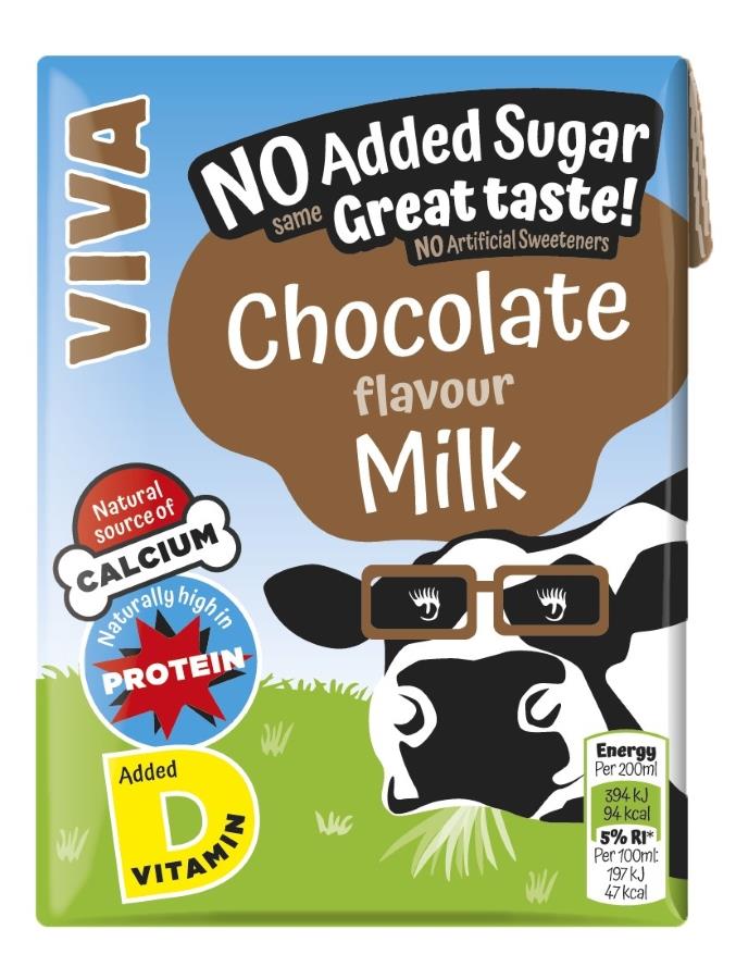 Viva Chocolate Milk Cartons 200ml