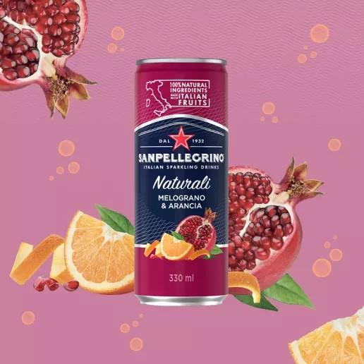 Sanpellegrino Pomegranate & Orange Sparkling Beverage 330ml