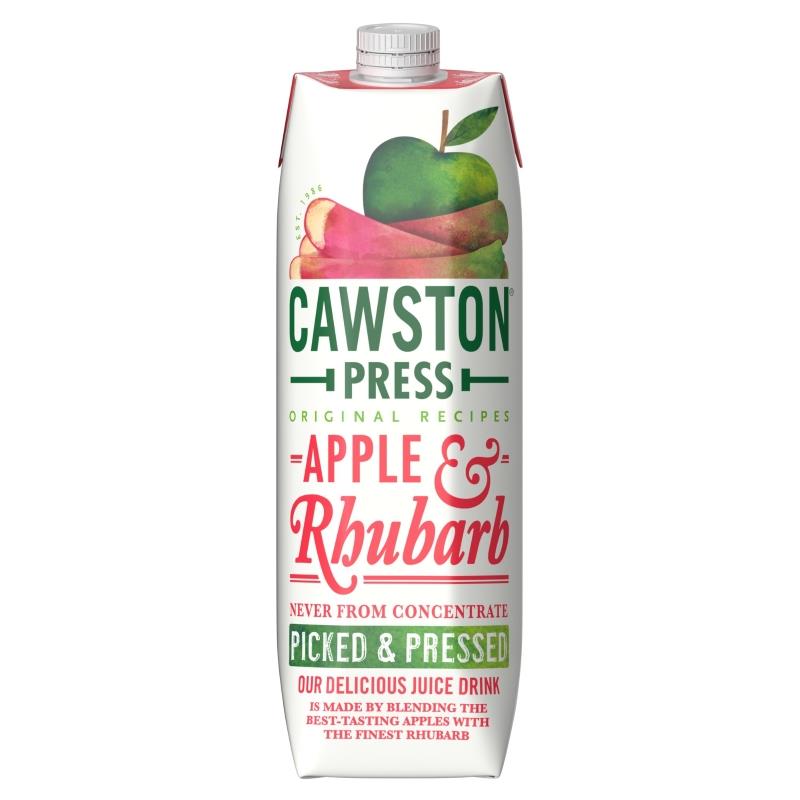 Cawston Apple & Rhubarb Juice 1ltr