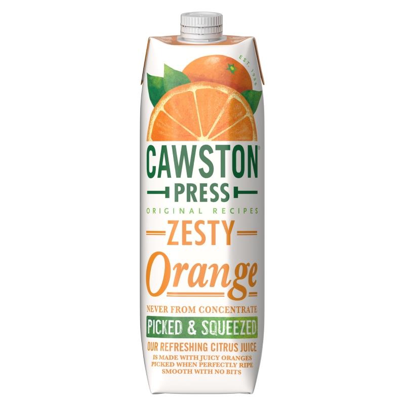 Cawston Press Zesty Orange Juice 1ltr