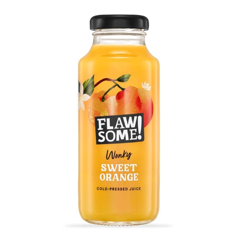 Flawsome Cold-Pressed Orange Juice Bottle 250ml