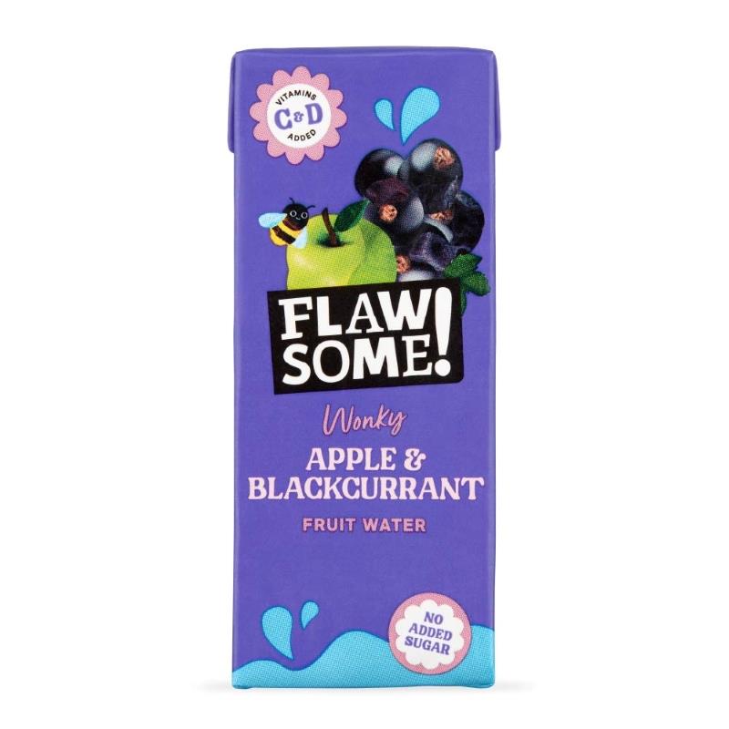 Flawsome Apple & Blackcurrant Water Carton 200ml