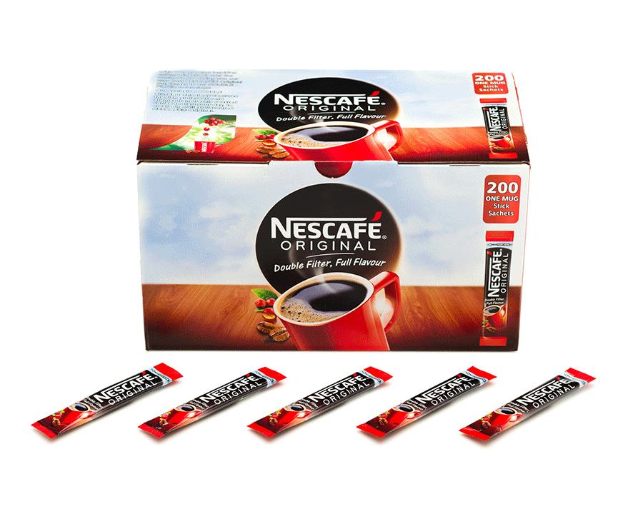 nescafe coffee instant sticks, quick, easy to use, value for money, carry with you, use on the go