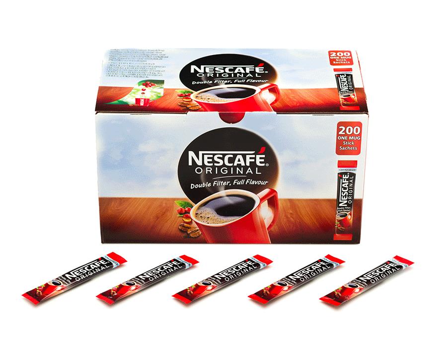 nescafe coffee instant sticks, quick, easy to use, value for money, carry with you, use on the go 