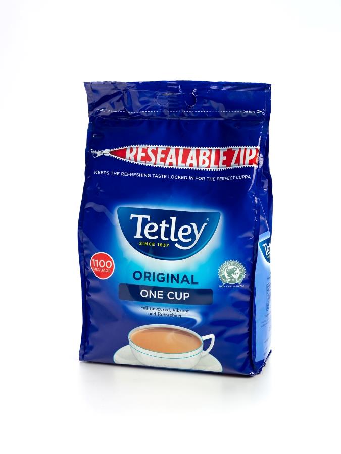 tetley tea bags, big bag, value pack,  one cup, drawstring, refreshing, workplace, hot drinks 