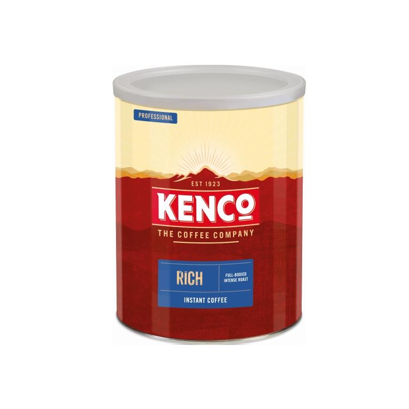 kenco really rich instant coffee, arabica beans, smooth taste, full bodied instant 