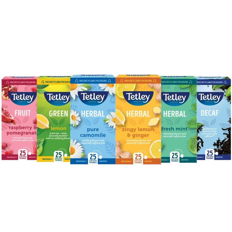 Tetley Variety Fruit & Herbal Teas Pack