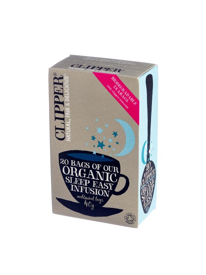 Clipper Organic Sleep Easy Infusion Tea Bags 20's