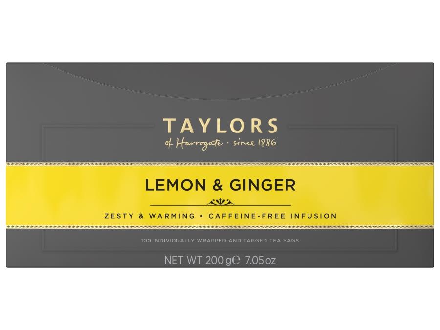 Taylors Of Harrogate Lemon & Ginger Infusion Tea Bags 100's