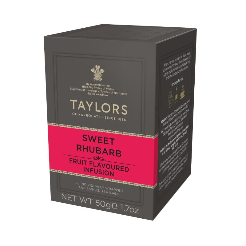 Taylors Of Harrogate Sweet Rhubarb Tea Infusion 6 x 20's
