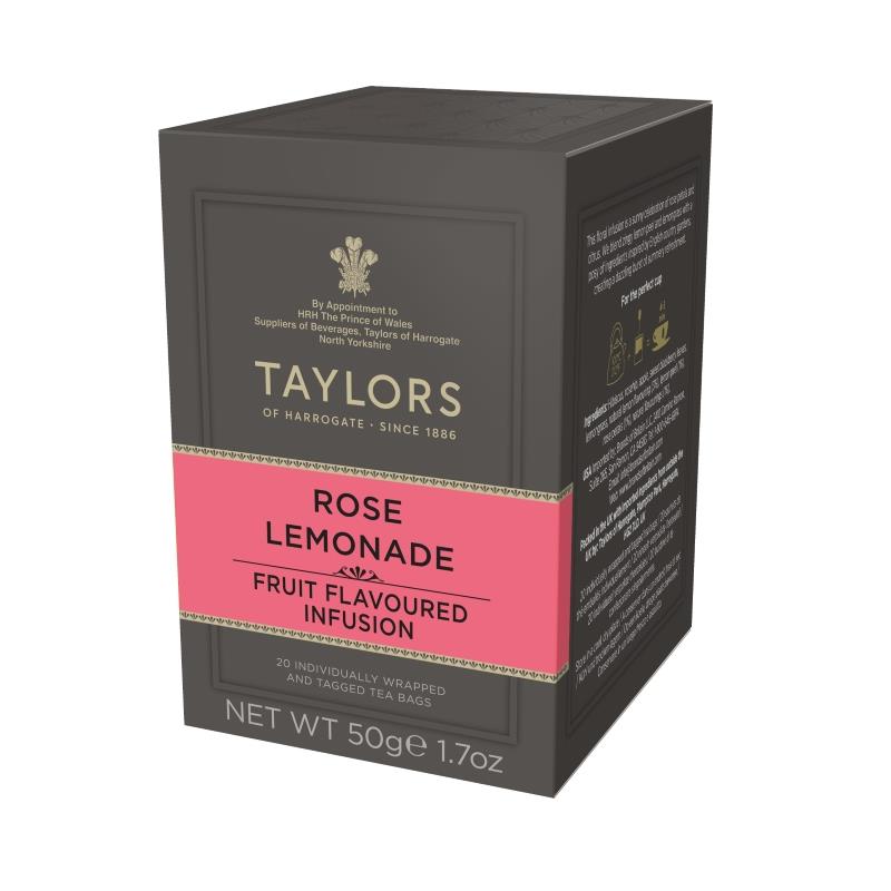 Taylors of Harrogate Rose Lemonade Tea Infusion 6 x 20's