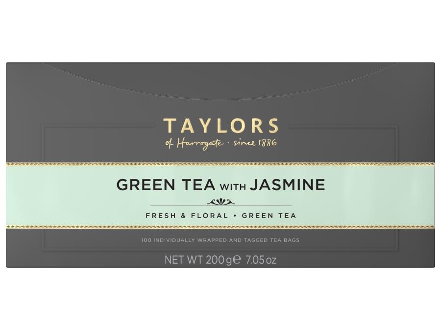 Taylors Of Harrogate Green Tea With Jasmine Tea Bags 100's