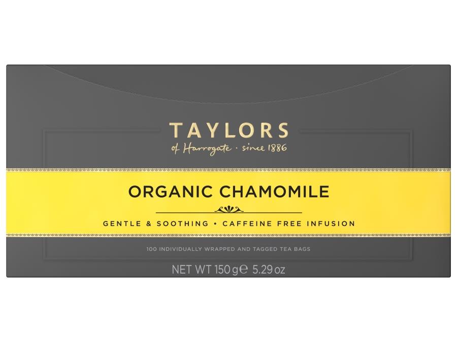 Taylors Of Harrogate Organic Chamomile Tea Bags 100's