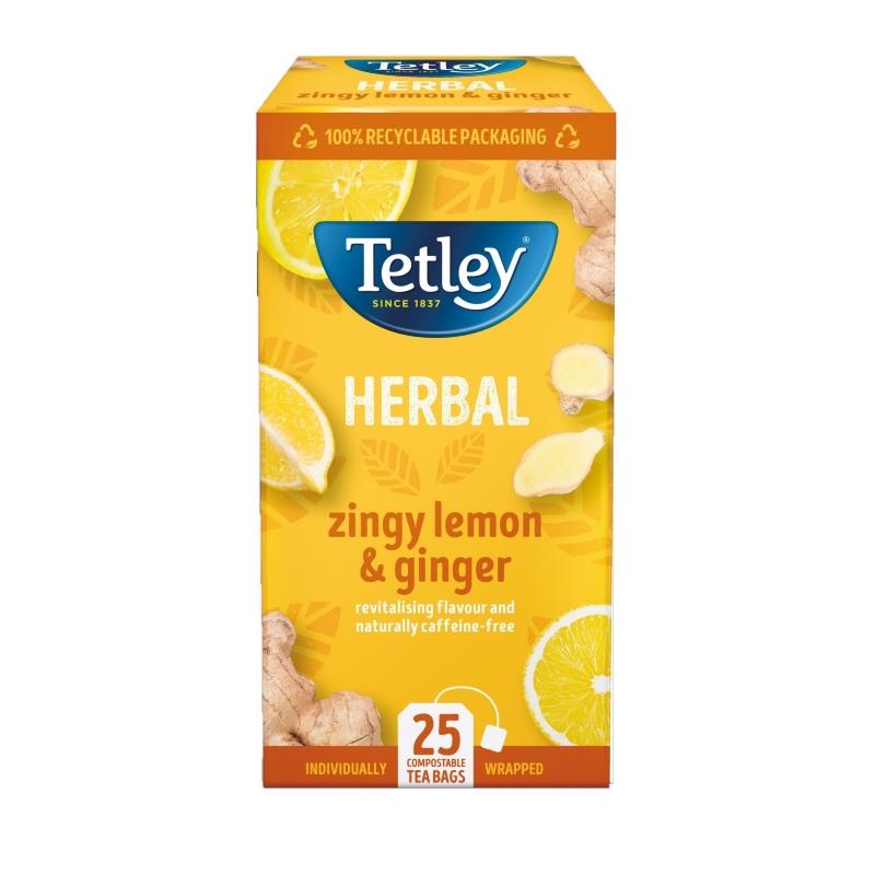Tetley Lemon & Ginger Tea Bags