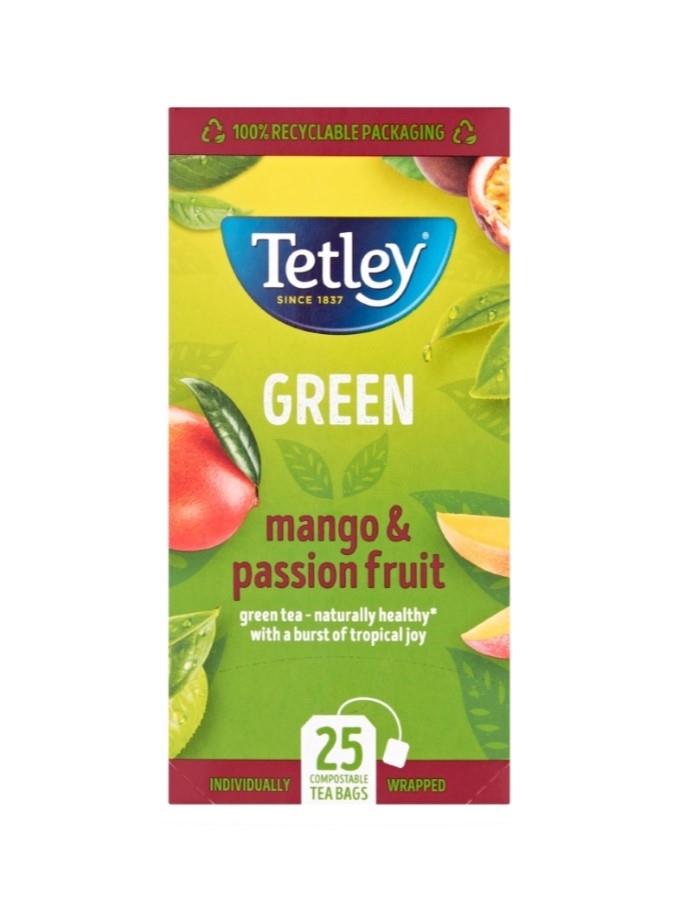 Tetley Mango & Passionfruit Green Tea 25's