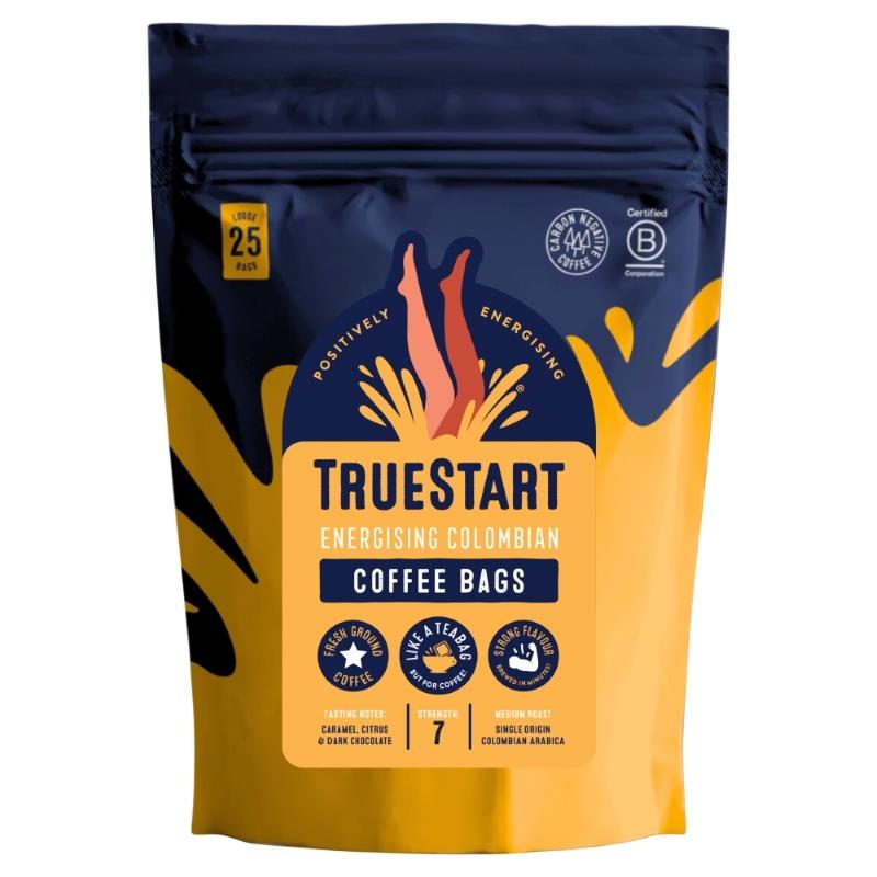 TrueStart Energising Colombian Coffee Bags 25’s