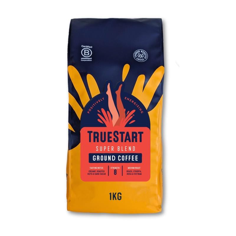TrueStart Super Blend Ground Coffee 1kg