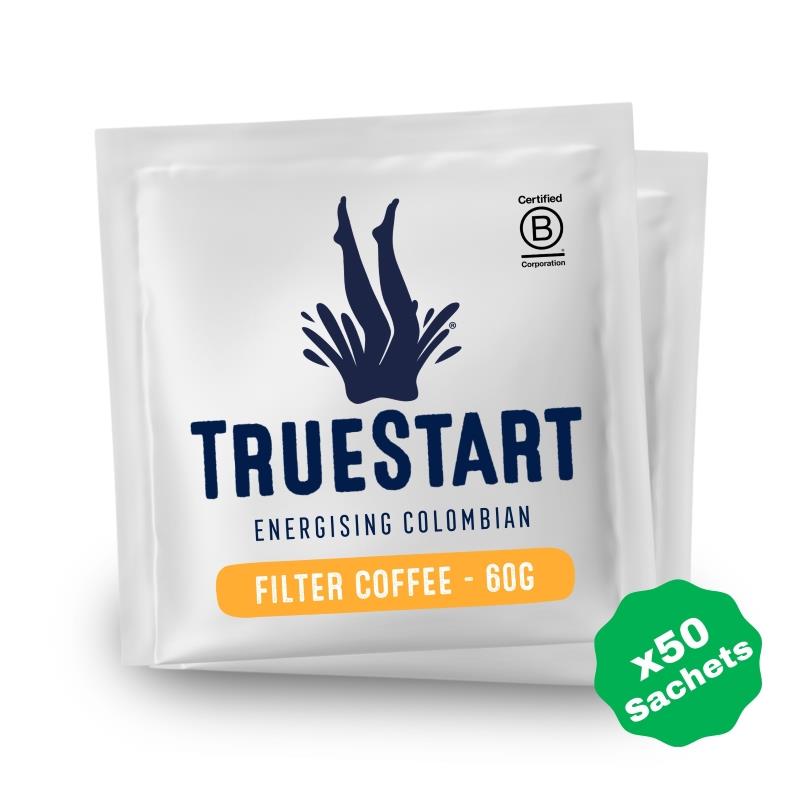 TrueStart Energising Colombian Filter Coffee Sachets