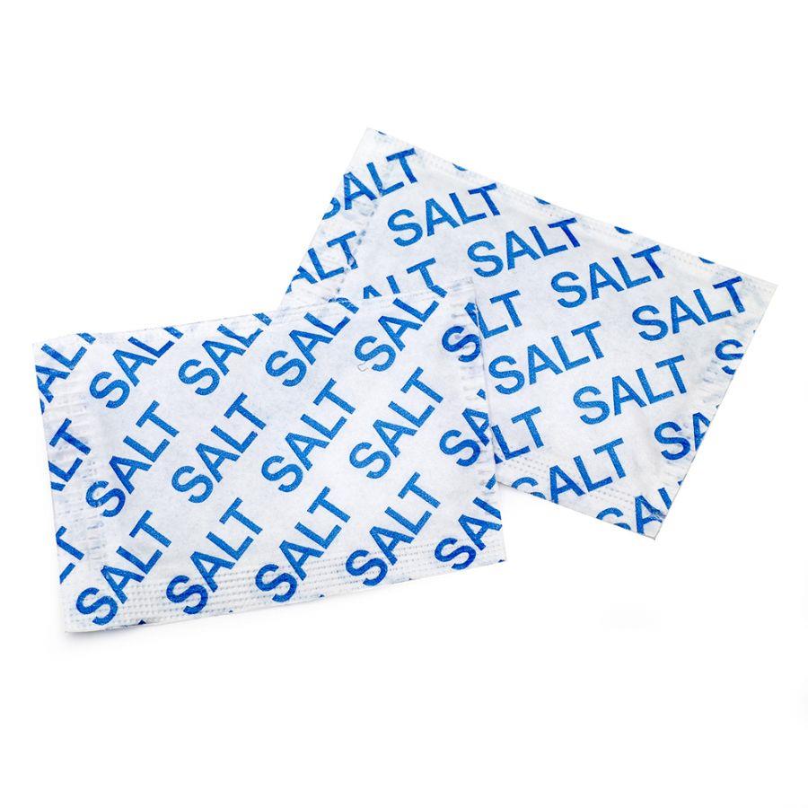 salt sachets, portions, easy to use, generous serving 