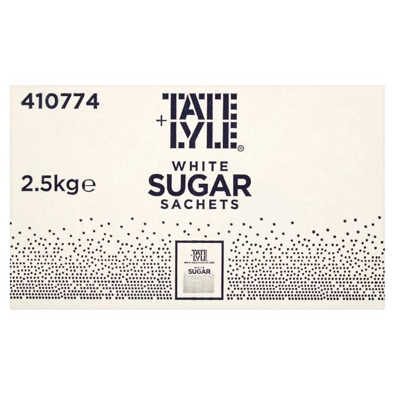 Tate & Lyle White Sugar Sachets 2.5kg