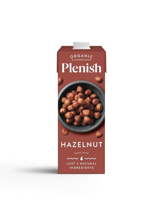 Plenish Organic Unsweetened Hazelnut Drink 1ltr