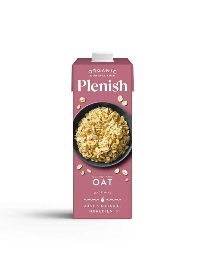 Plenish Organic Unsweetened Oat Drink 1ltr