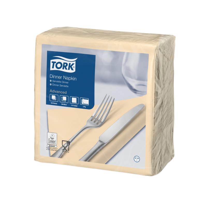Tork Napkins - Cream - 39cm 2ply