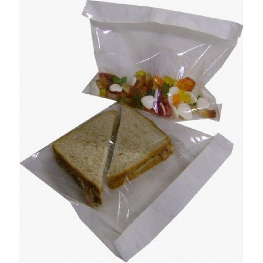film front bags, catering dispoables, ideal to display products, transparent 