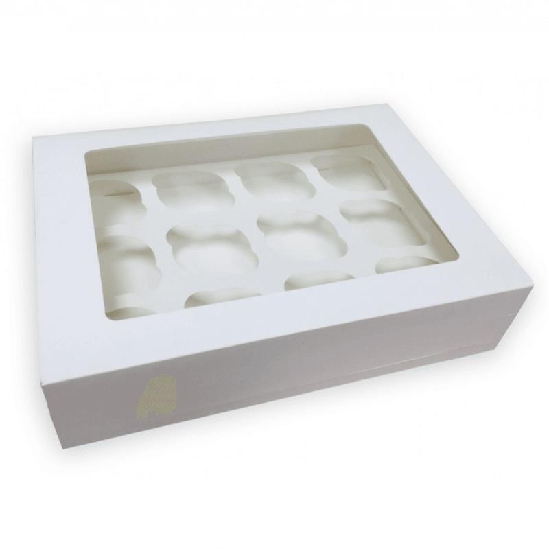 12 Cup Cake Box With Inserts