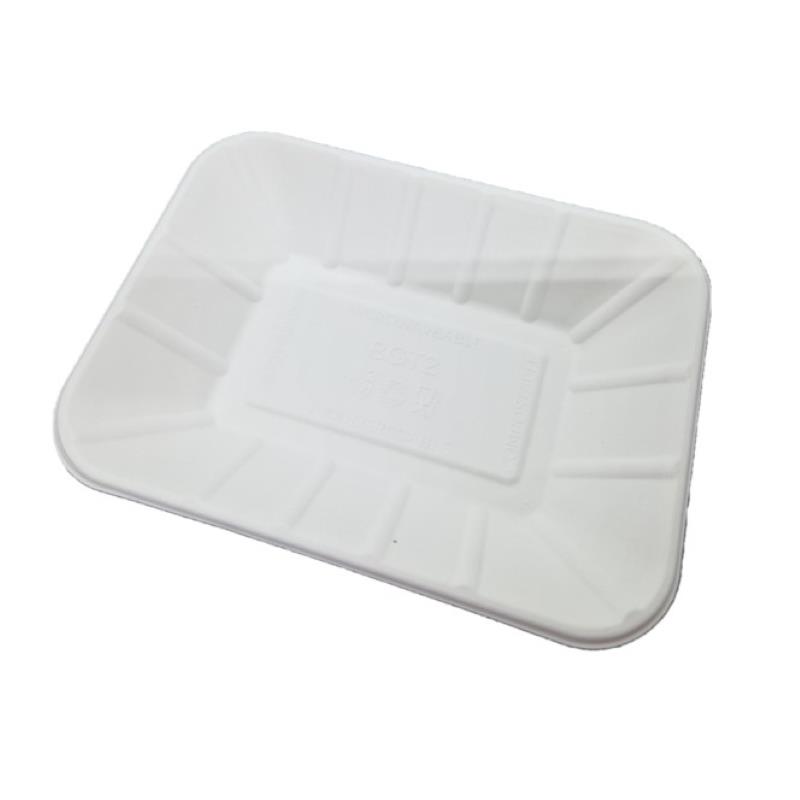 Bagasse Large Chip Tray 178x133x30mm