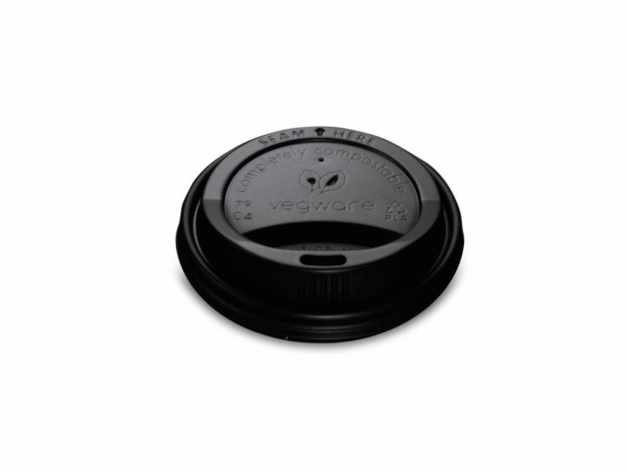 79-Series CPLA Hot Cup Lid Black