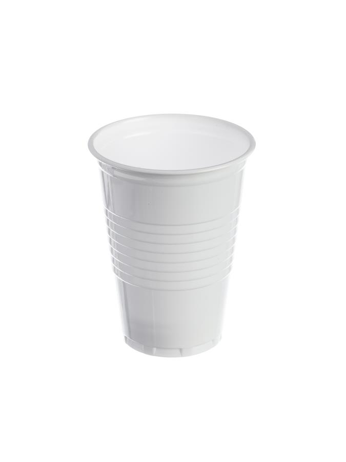 Tall White 7oz Plastic Vending Cups